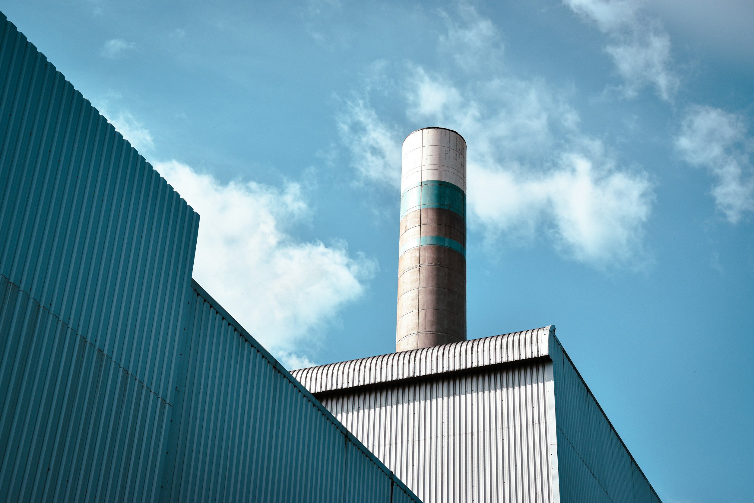 Modern manufacturing facility and production environment