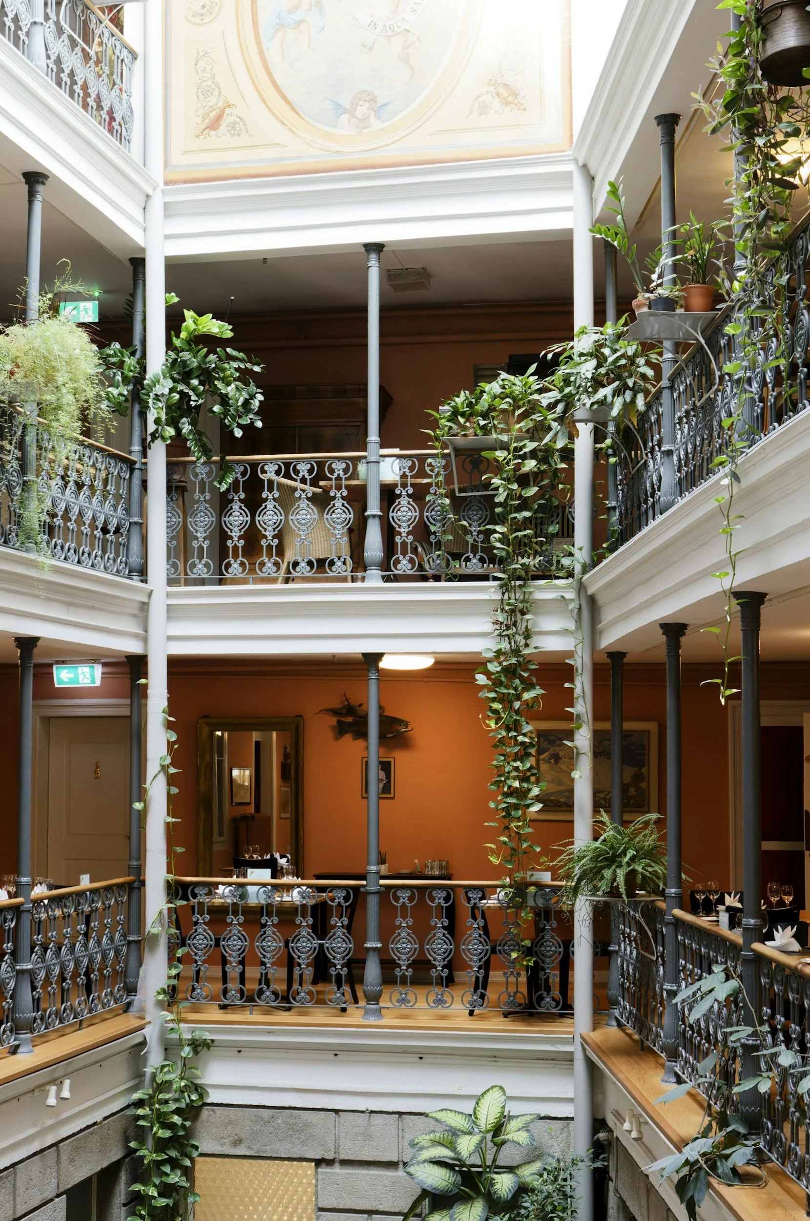 Hotel plant room and HVAC equipment