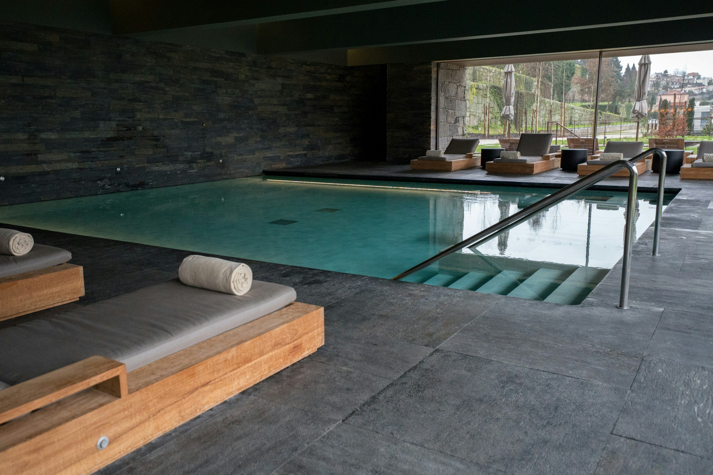 Hotel spa and swimming pool