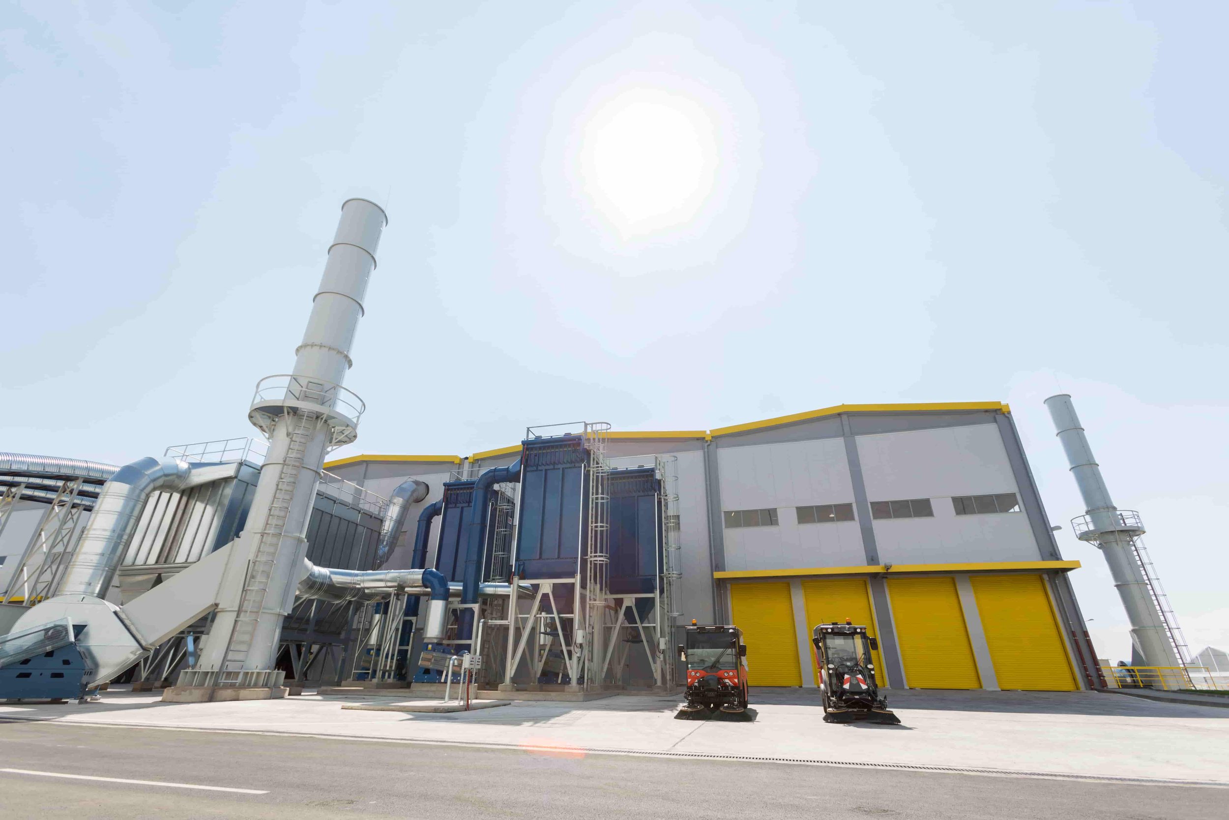 industrial plant with energy intensive equipment requiring process optimisation and efficiency improvements