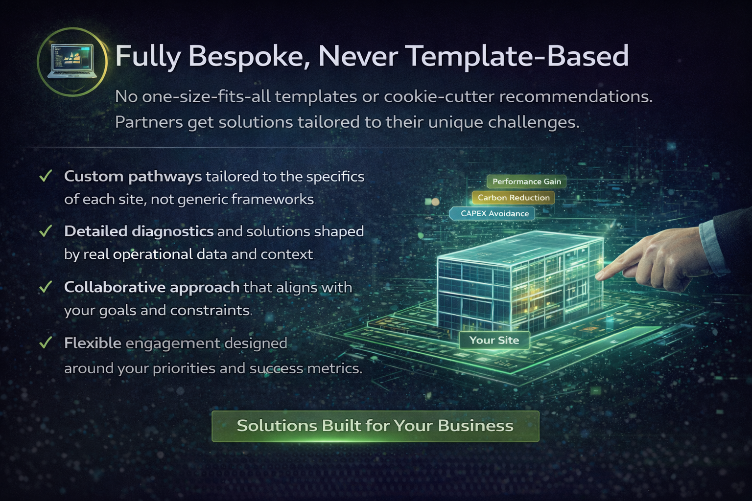 Bespoke Solutions to Deliver Impact