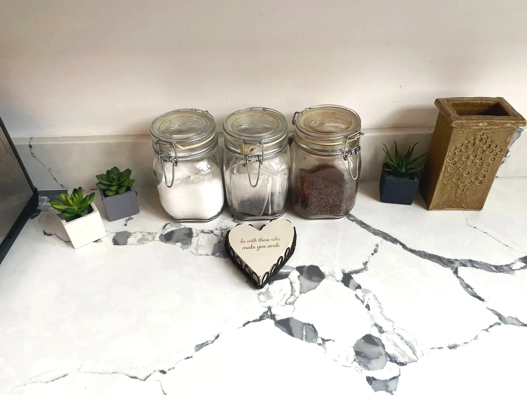 Sugar, teabags and coffee - All fully stocked for your arrival 