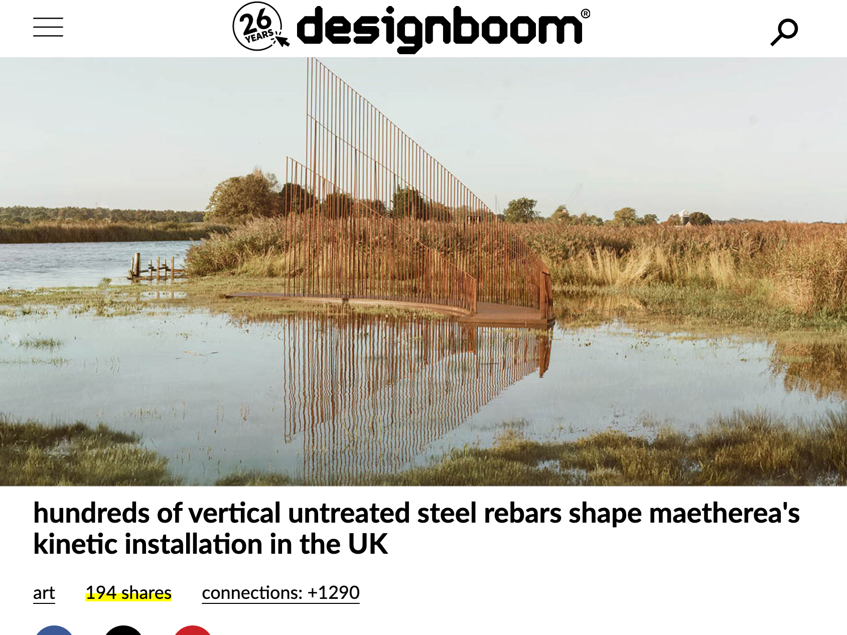 Iron Reef installation for Maetherea, photographed by Kristina Chan for At Et Al, featured in Designboom.