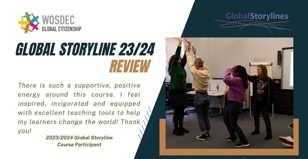 Slide from a presentation titled 'Global Storyline 23/24 Review'