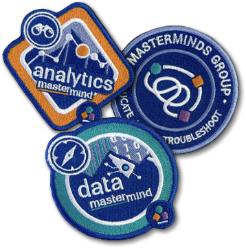 De badges benadrukken de expertise en zorgen voor team spirit.