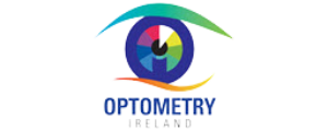 Logo of Optometry USA featuring an eye with colorful elements and the text 'Optometry USA'.