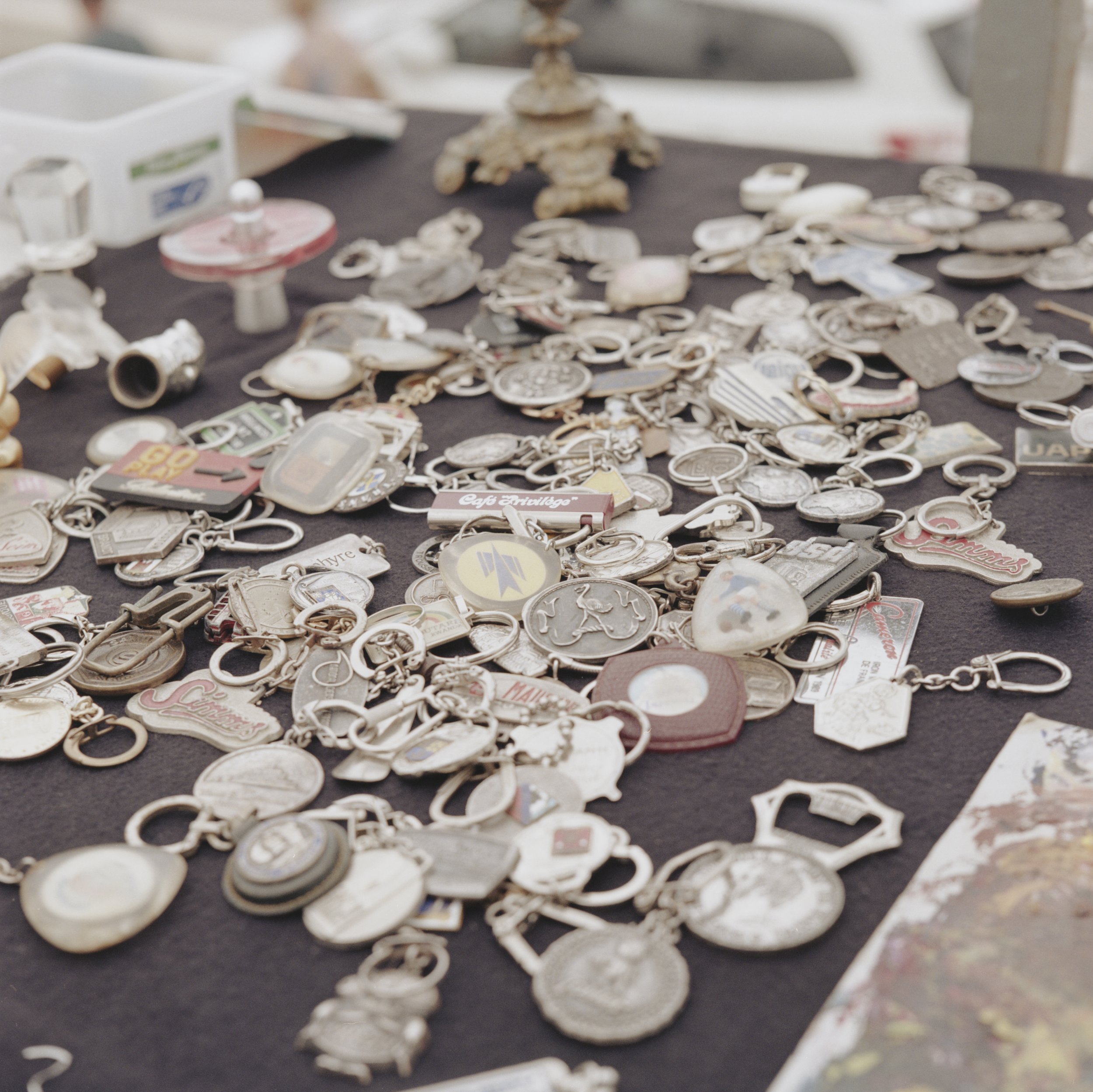 Flea Market Table. Banyuls-Sur-Mer, France.