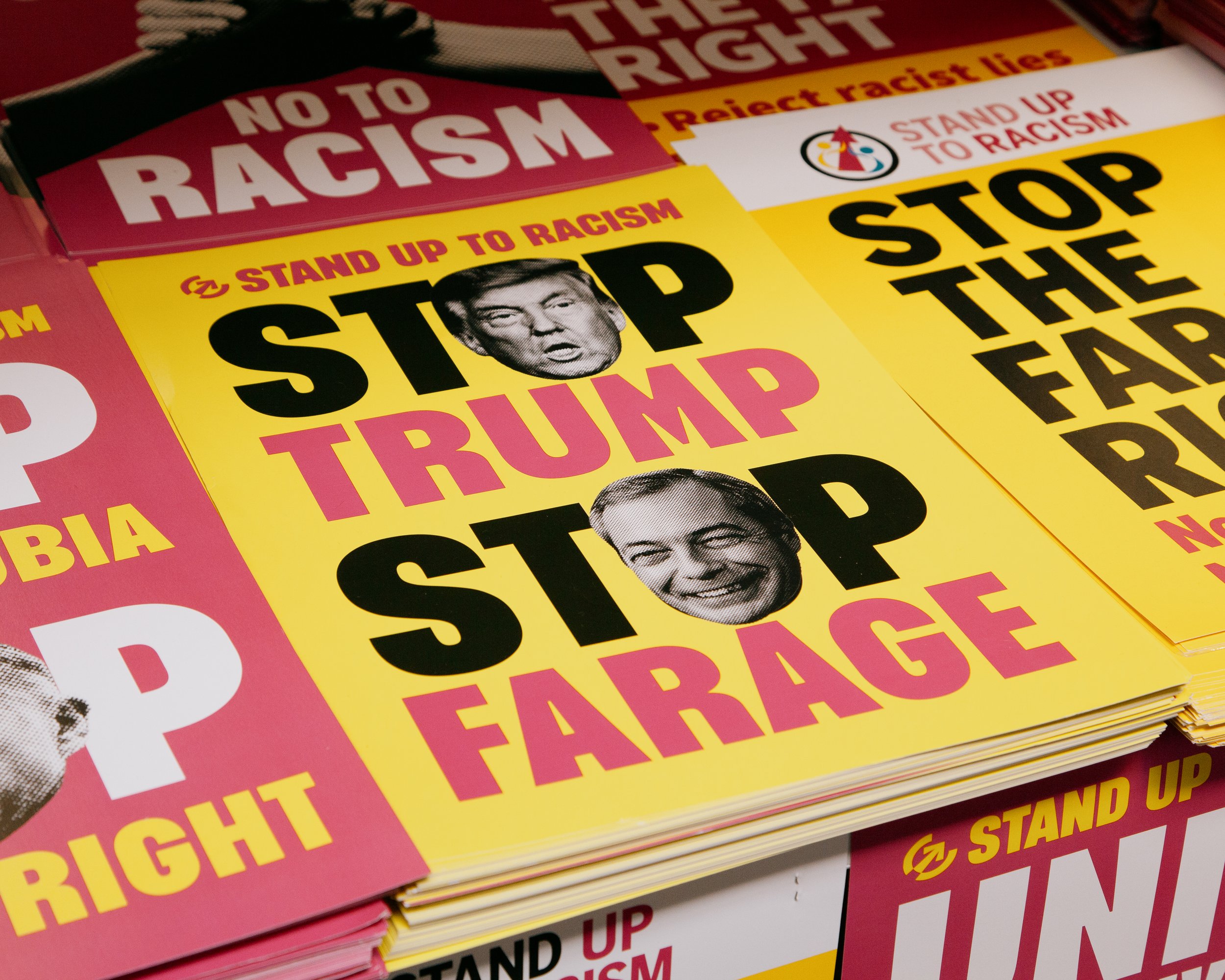 Stand Up To Racism Stall. Marxism Festival, London, UK.