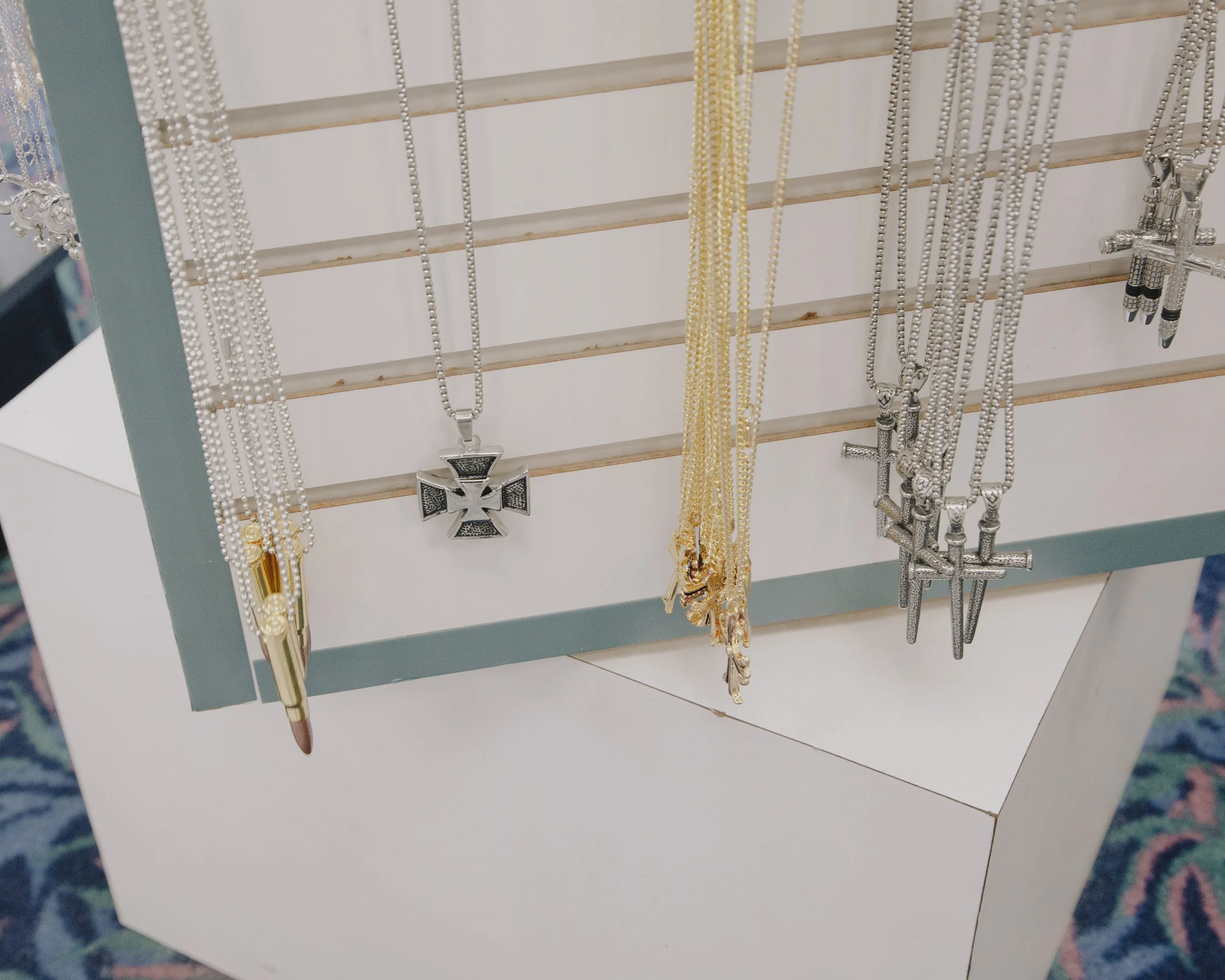 Chains including Iron Cross. Orlando, Florida.