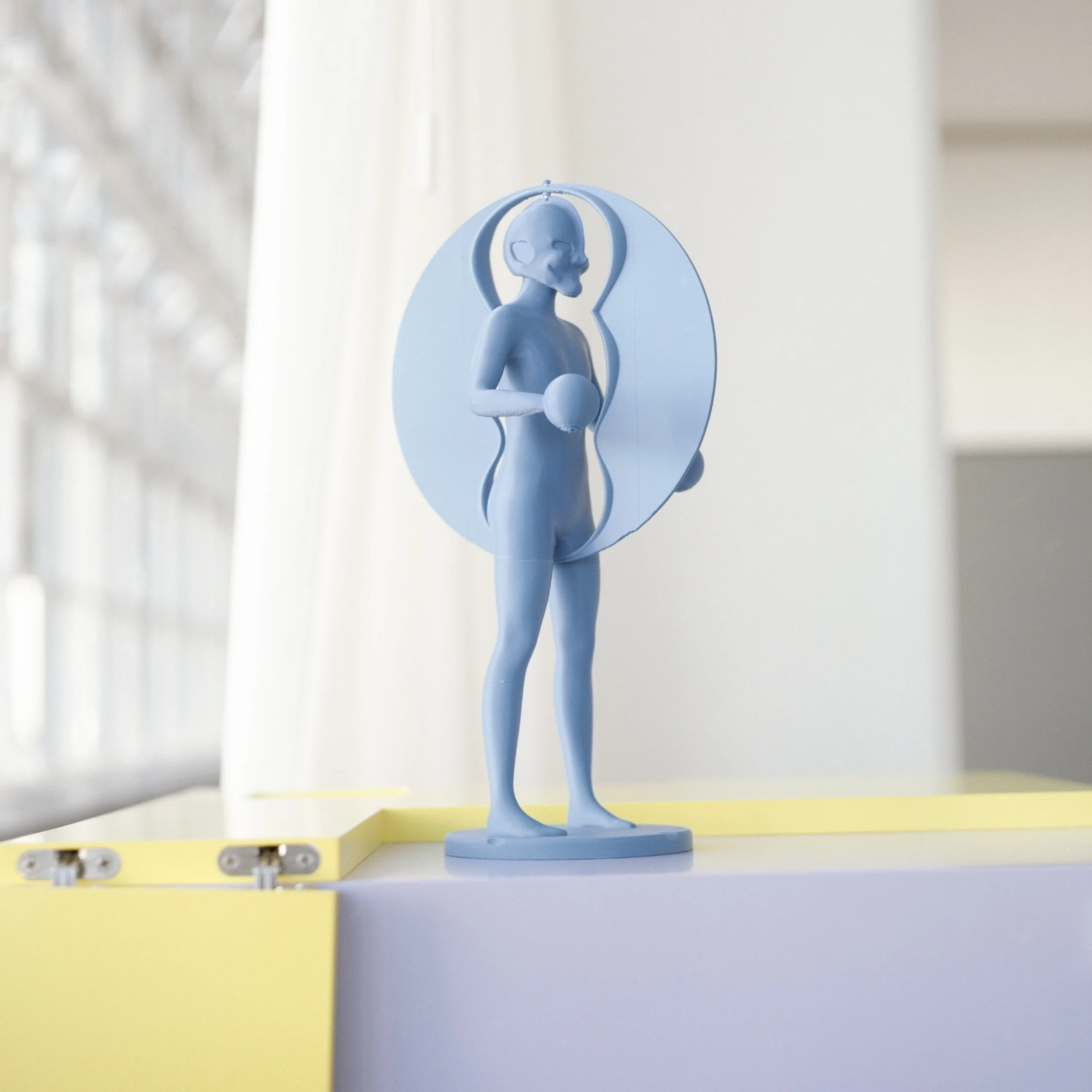 3D Printed Model of a character by Oskar Schlemmer. Bauhaus Dessau, Dessau, Germany.