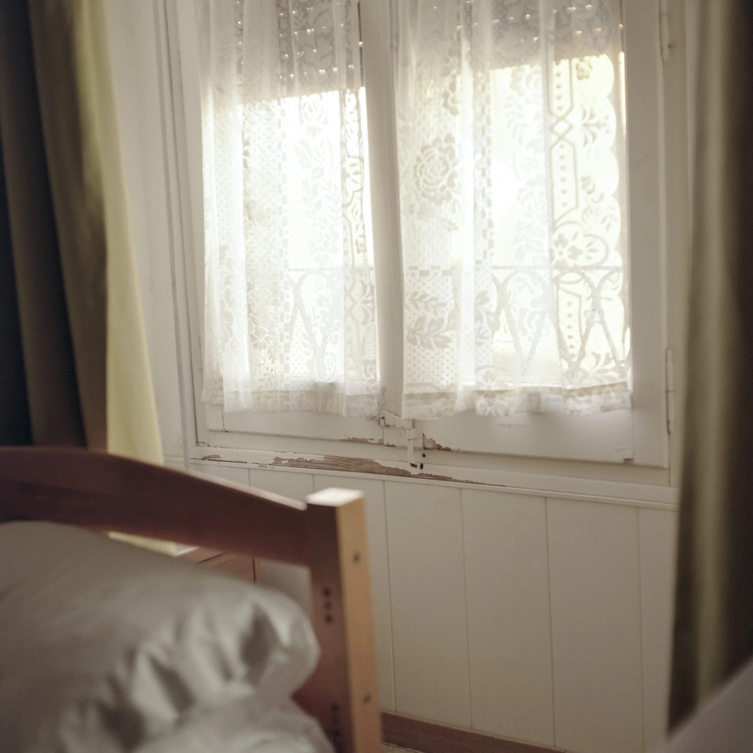 Hostel Window, Portbou, Spain.