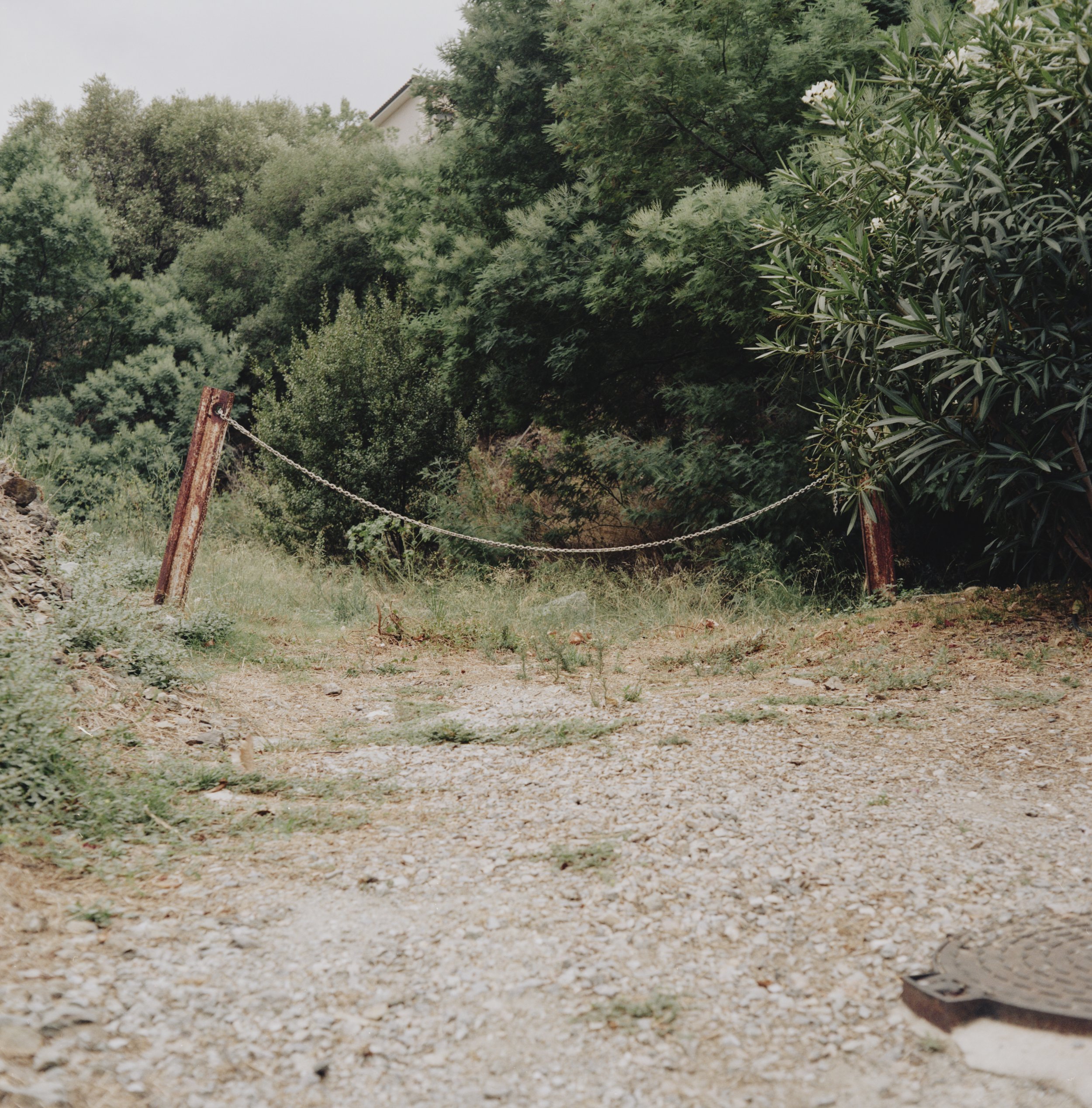 Chain Barrier. Banyuls-Sur-Mer, France.