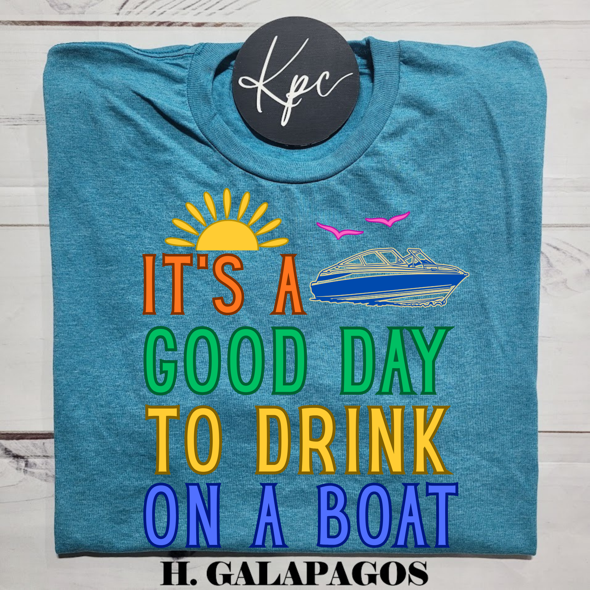 DRINK ON A BOAT