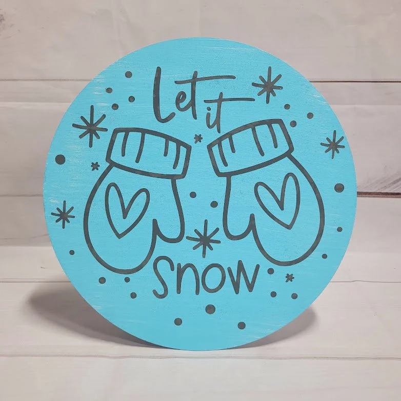*LET IT SNOW - SPARKLY
