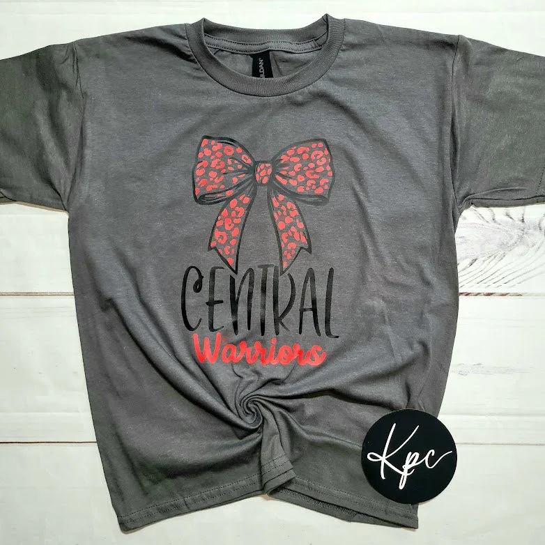 YOUTH MASCOT BOW TSHIRT