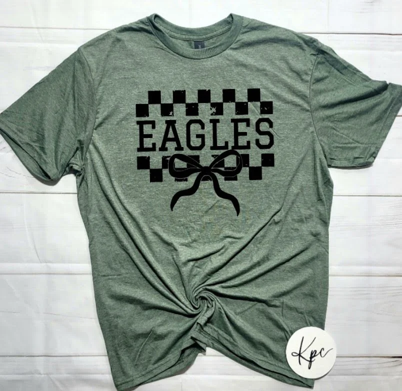 eagles bow checkered h m green black.jpg