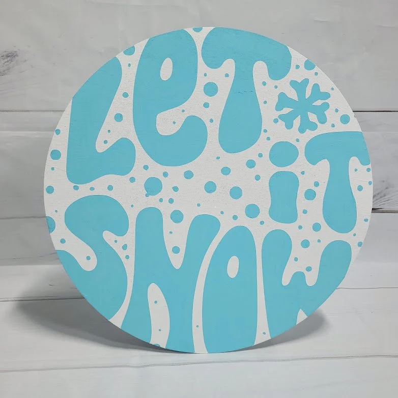 *LET IT SNOW - SPARKLY