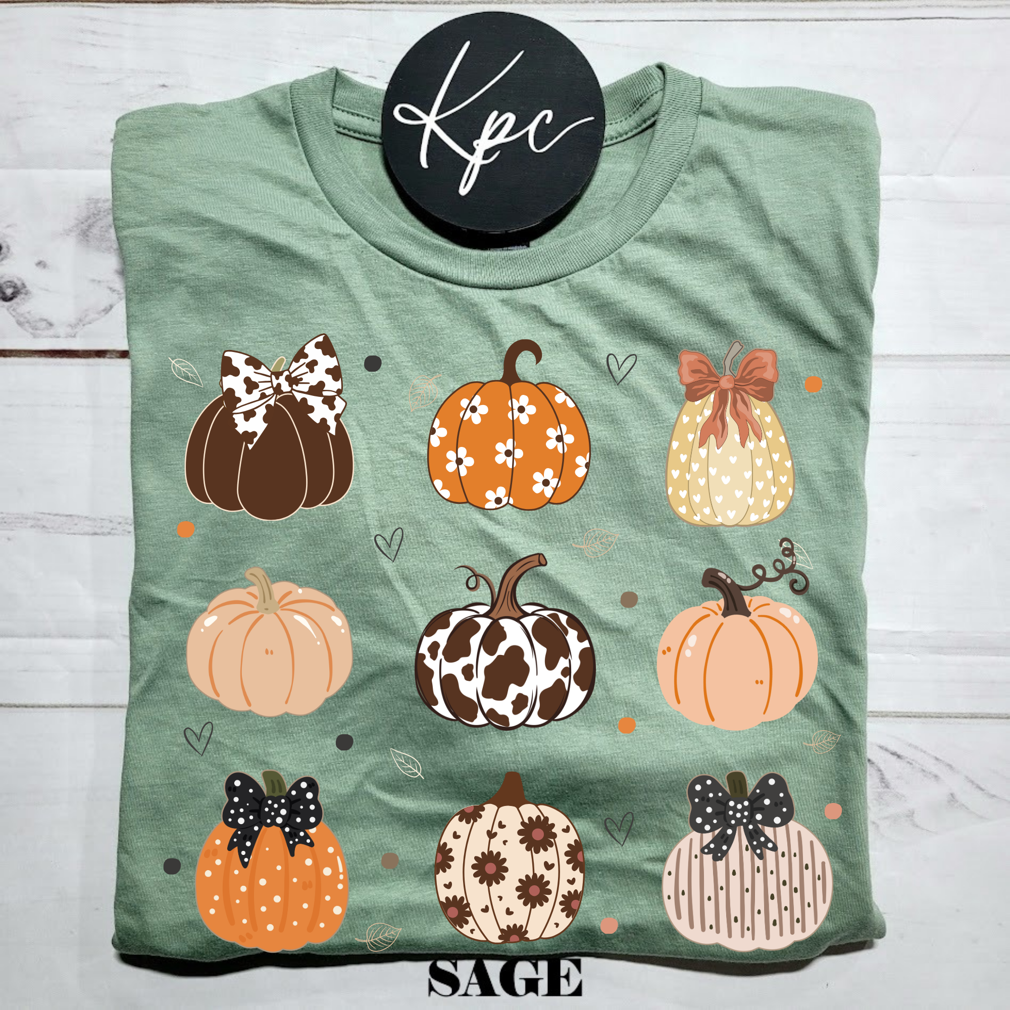 PUMPKINS COW PRINT
