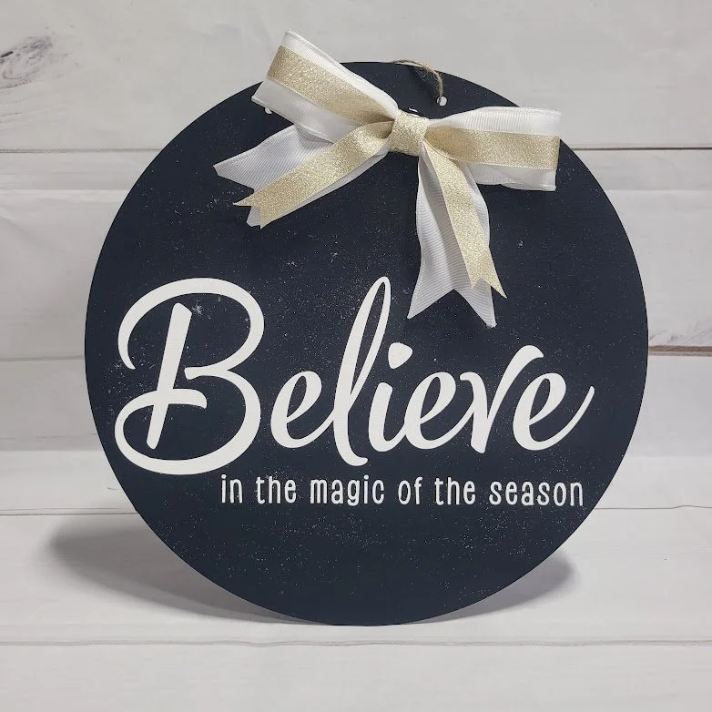 *BELIEVE IN THE MAGIC OF THE SEASON - SPARKLY