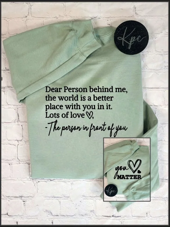 DEAR PERSON BEHIND ME