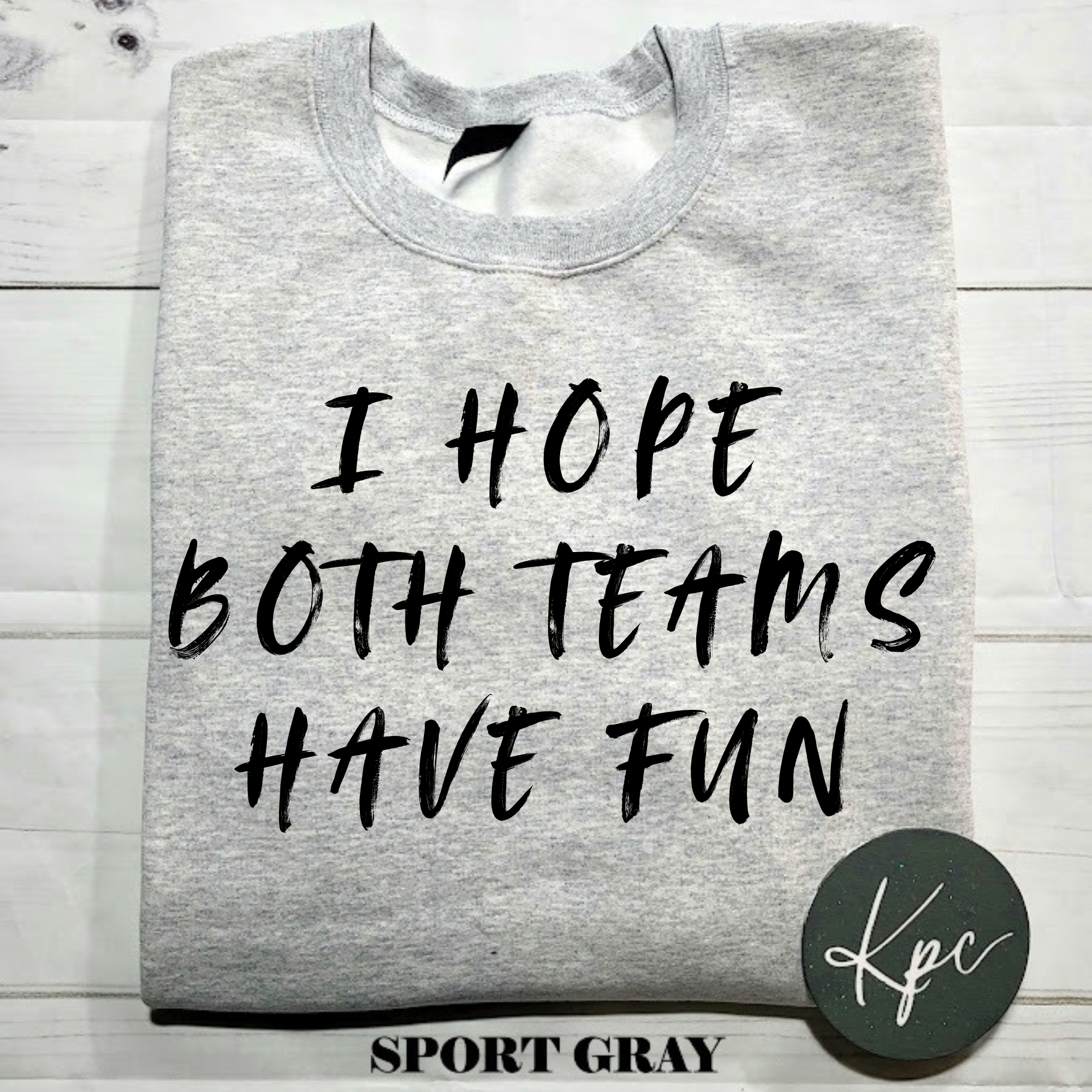 BOTH TEAMS HAVE FUN