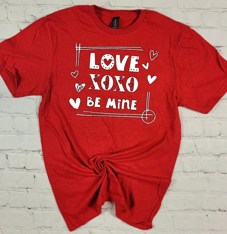 LOVE. XOXO. BE MINE