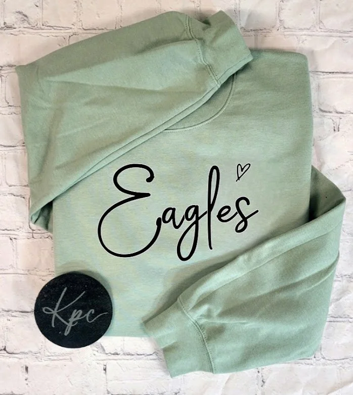 CUSTOM CURSIVE HEART