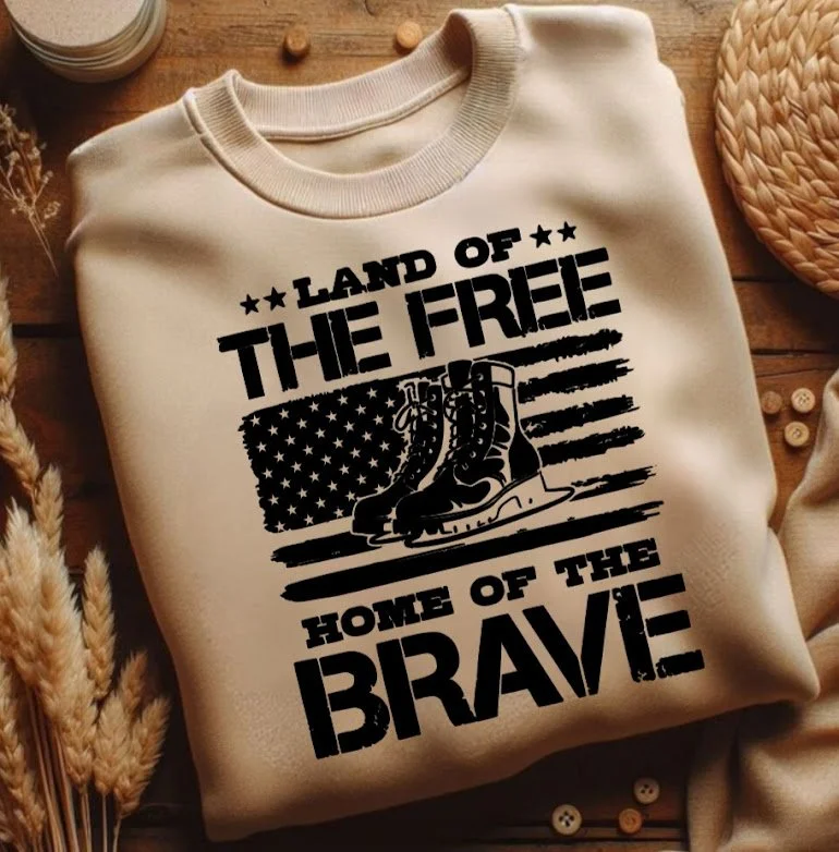 LAND OF THE FREE, HOME OF THE BRAVE