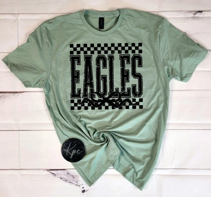 eagles checkered bow sage black.jpg