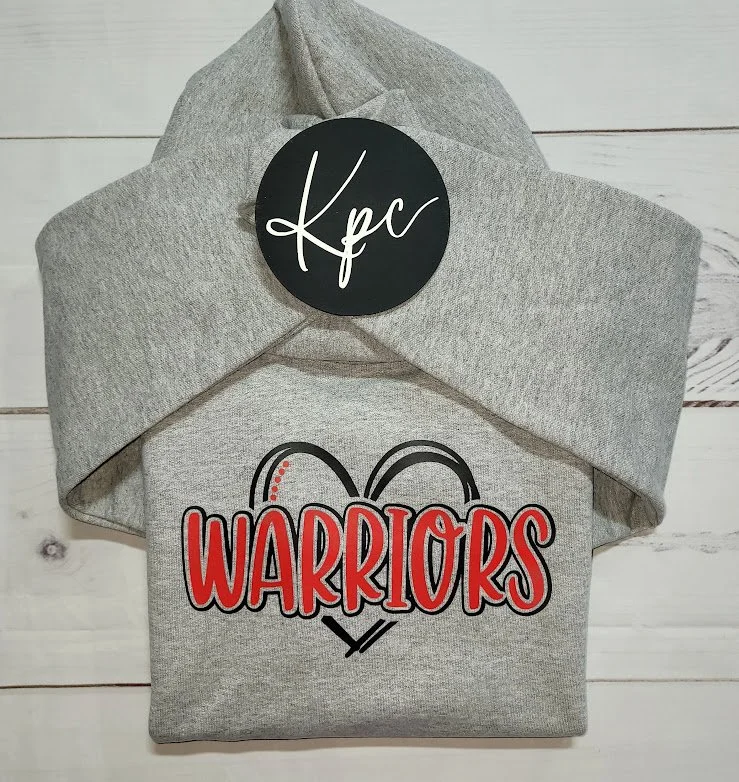 YOUTH MASCOT HEART HOODIE