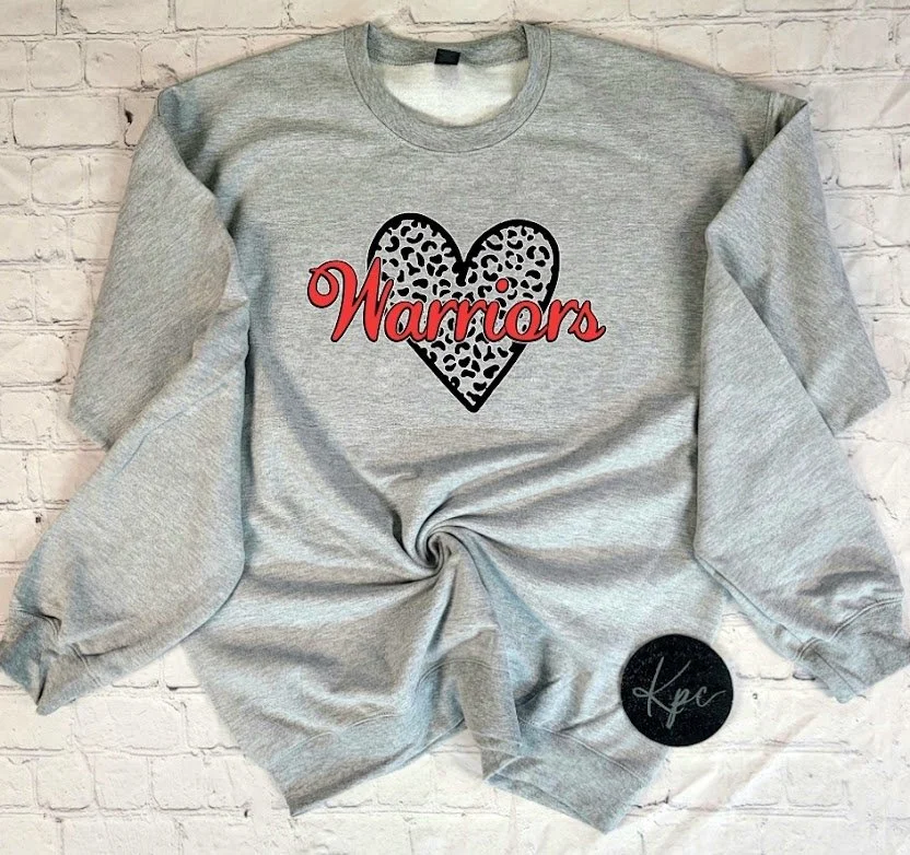 CUSTOM LEOPARD HEART