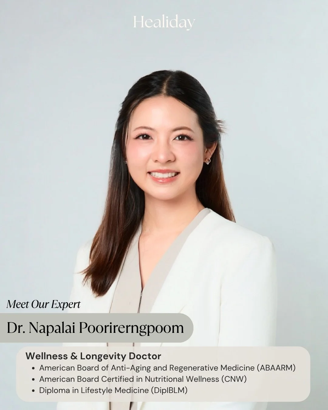 Wellness isn&rsquo;t one-size-fits-all.
Dr. Napalai&rsquo;s approach never is.

Board-certified in Anti-Aging &amp; Regenerative Medicine, Dr. Napalai specializes in what labs alone can&rsquo;t always show: hormonal balance, energy, and long-term res