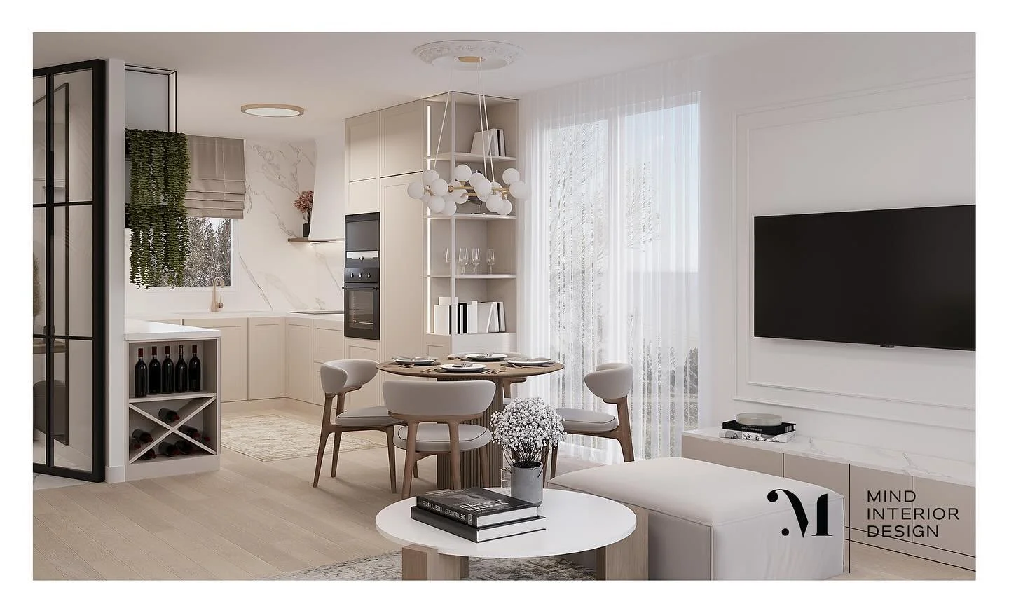 Favorite beige/ Open space concept proposal 
*
&ldquo;Beige is a classic neutral color that never really goes out of style.&rdquo;
*
*
#arhitekturabeograda #dizajnenterijera #dizajnnamestaja #luxurylifestyle #luxuryliving #luxuryinteriordesign #cozyi