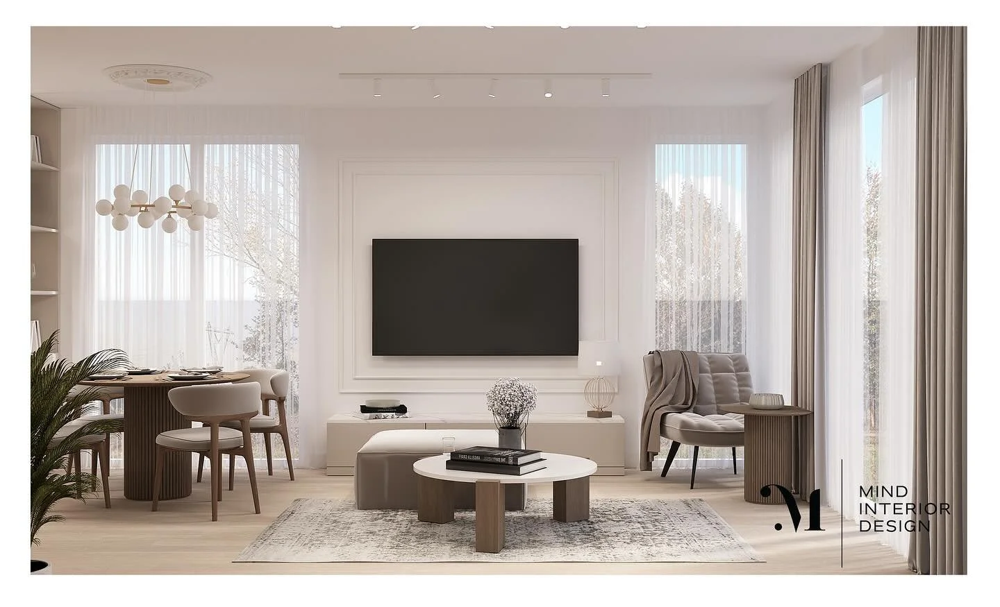 Favorite beige/ Open space concept proposal 
*
&ldquo;Beige is a classic neutral color that never really goes out of style.&rdquo;
*
*
#arhitekturabeograda #dizajnenterijera #dizajnnamestaja #luxurylifestyle #luxuryliving #luxuryinteriordesign #cozyi