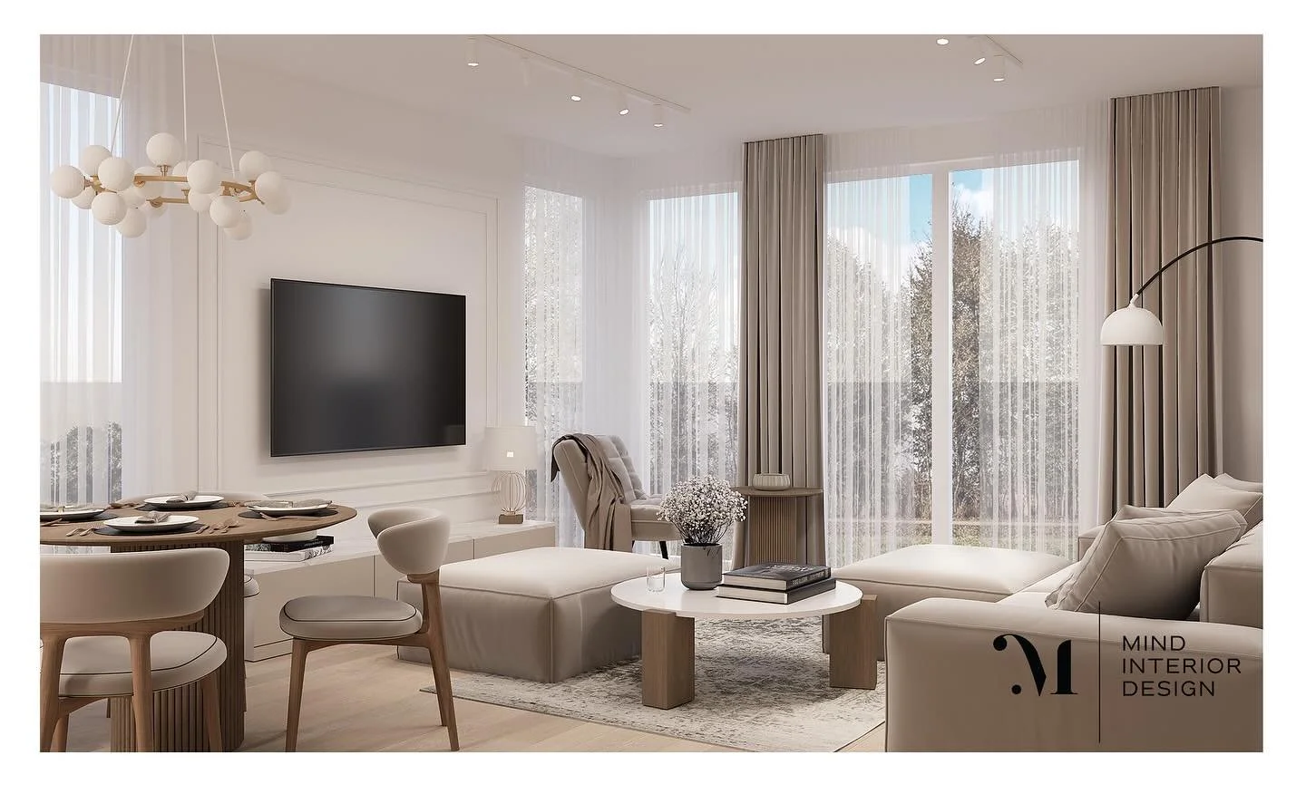 Favorite beige/ Open space concept proposal 
*
&ldquo;Beige is a classic neutral color that never really goes out of style.&rdquo;
*
*
#arhitekturabeograda #dizajnenterijera #dizajnnamestaja #luxurylifestyle #luxuryliving #luxuryinteriordesign #cozyi