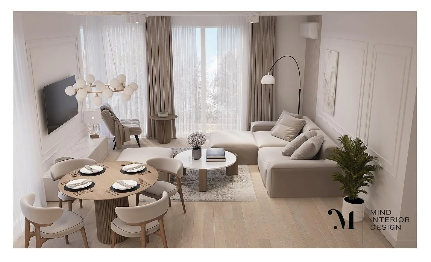 Favorite beige/ Open space concept proposal 
*
&ldquo;Beige is a classic neutral color that never really goes out of style.&rdquo;
*
*
#arhitekturabeograda #dizajnenterijera #dizajnnamestaja #luxurylifestyle #luxuryliving #luxuryinteriordesign #cozyi