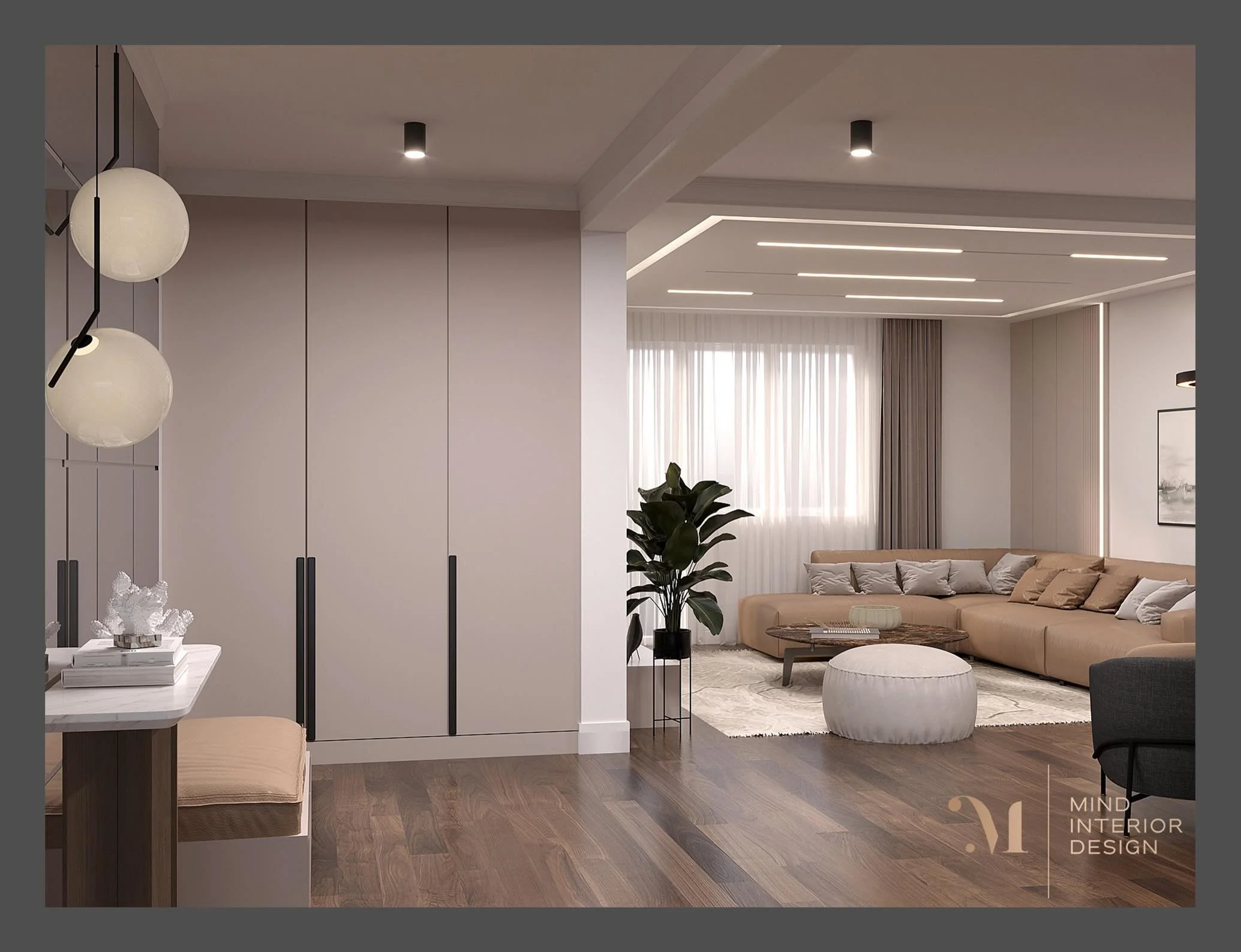 The Timeless Beauty in Brown / Residential apartment / Belgrade 2024.