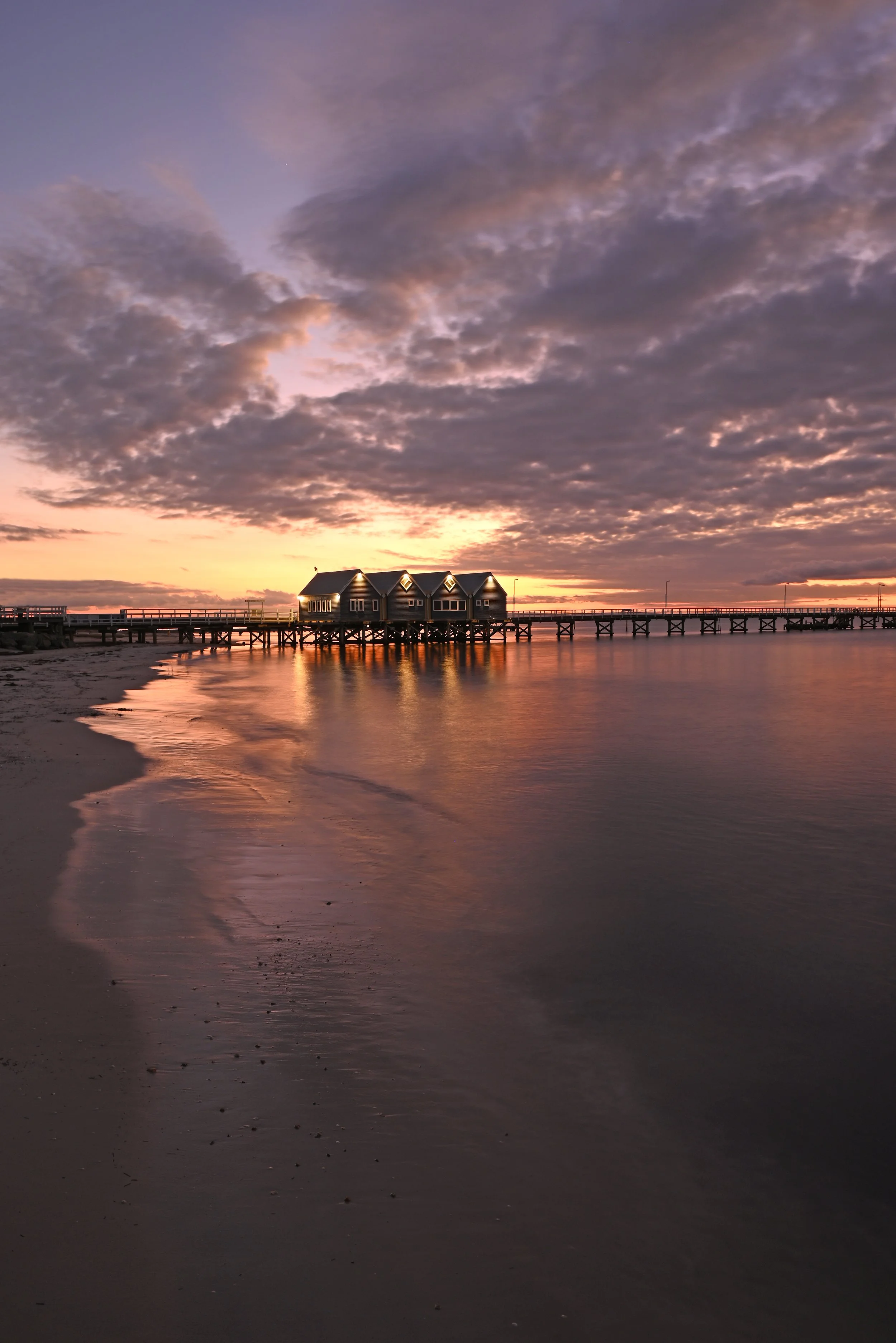 Busselton jetty stretches out into Geographe bay some two kilometres and provides a real connect with the abundant marine life.