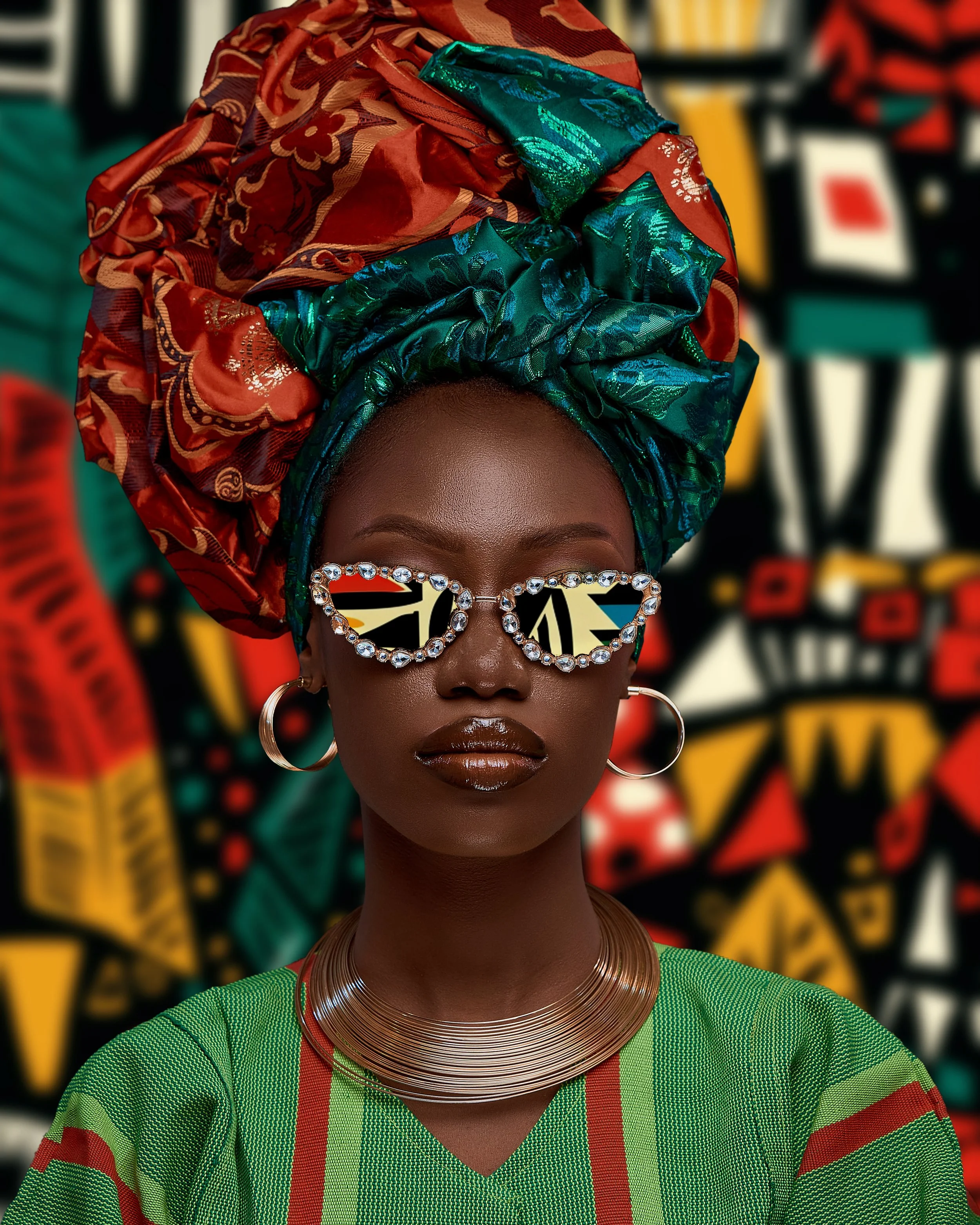 The Gele's Grace Bigrexvisuals | Fine Art Photography by Oluwatobi Ogundunsin