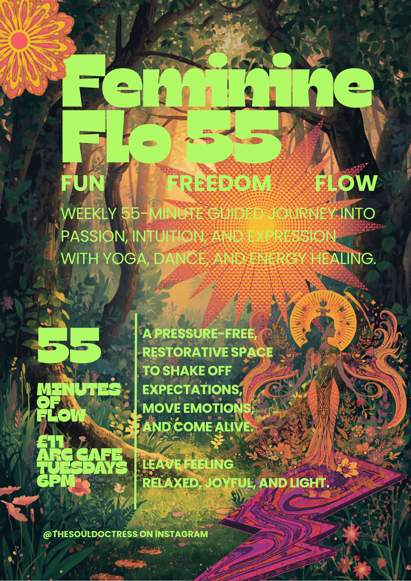 Feminine Flo 55 Discounted 5 class pass