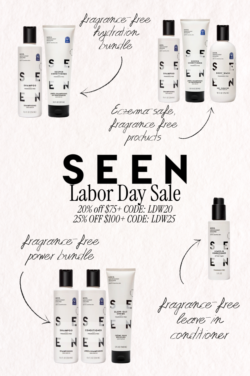 Why I’m Loving SEEN’s Fragrance-Free Products (And Their Labor Day Sale!)