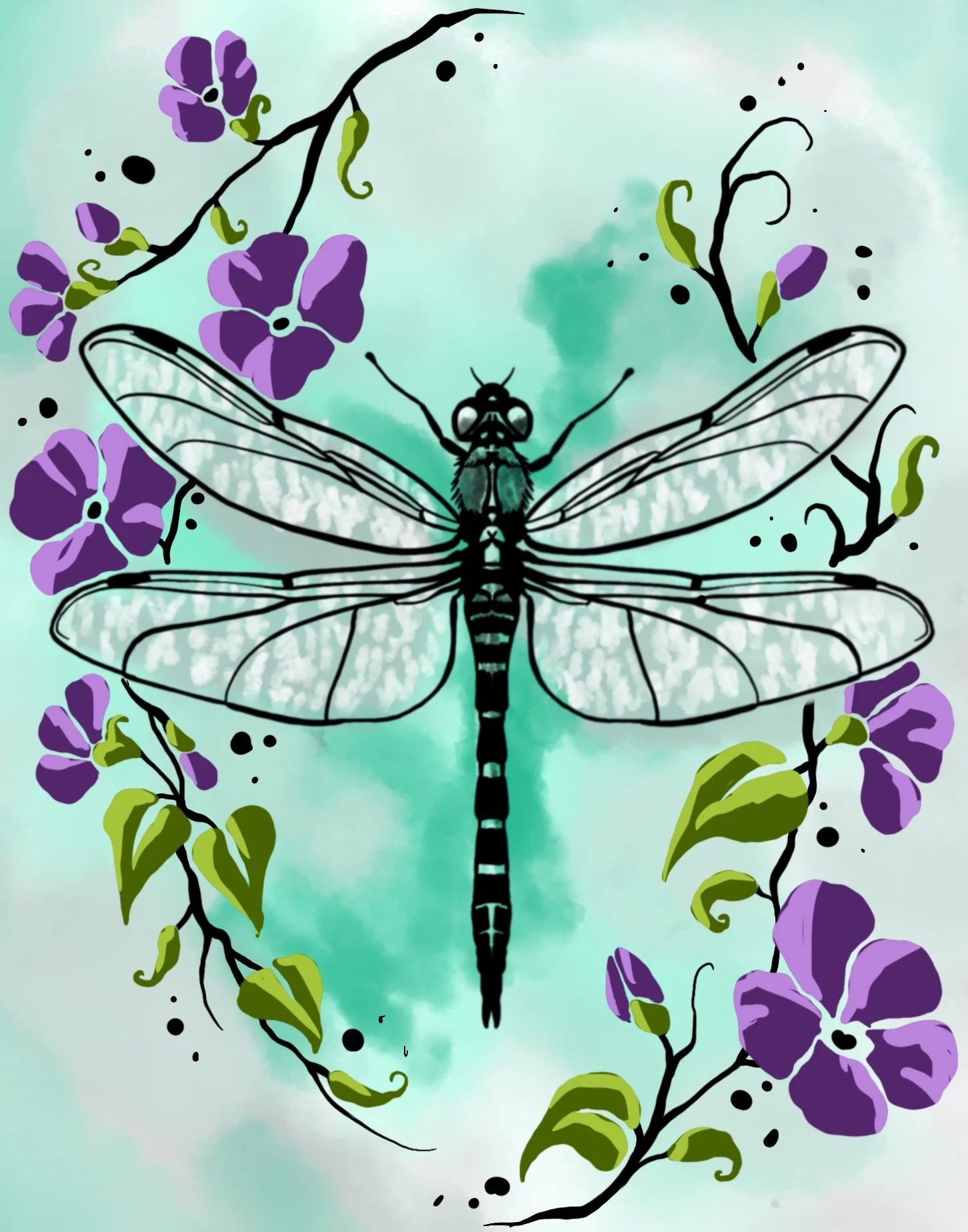 Dragonfly Paint Party - July 11 @ 1pm - Chambers Grill
