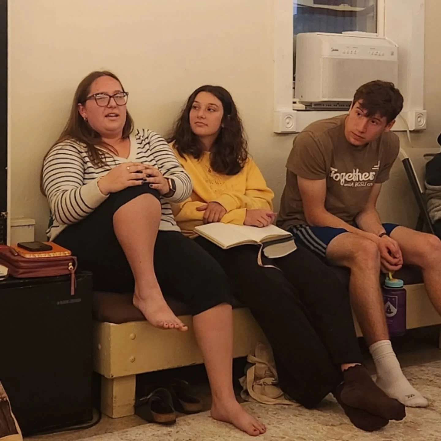 Thanks to @natalieimwalle8 for sharing your testimony last week! Join us tonight for dinner and Bible study and Halloween night for God Dogs and Jesus Burgers!!