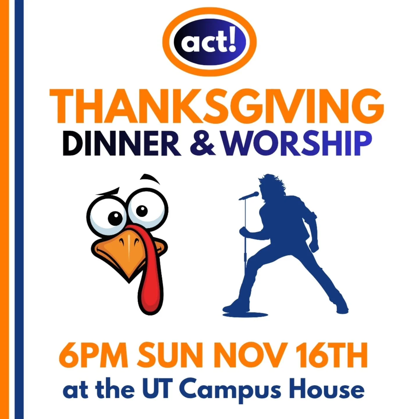 Join us for dinner and worship! BG  crew is bringing dessert and arriving at 6! Please carpool as much as possible! Parking is very limited at the campus house!