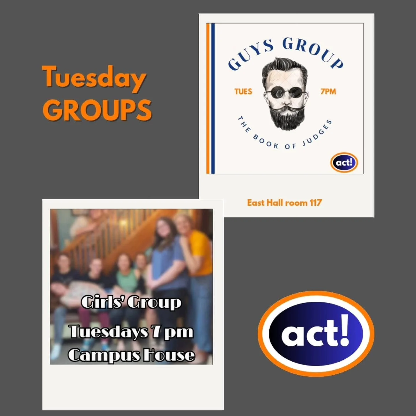 Last group before Thanksgiving is TONIGHT!