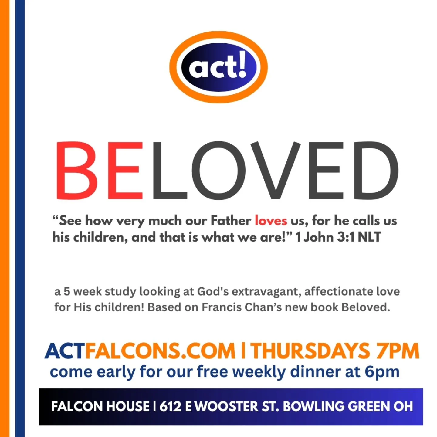 Its our last night in the Beloved study by Francis Chan!