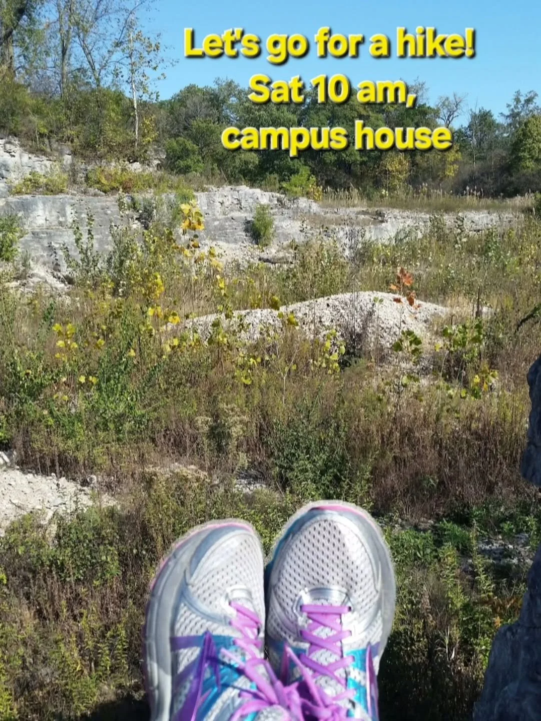 Join us tomorrow! Meet at the campus house at 10 a.m. dressed to get muddy. If it is raining/storming, we will take HW and go to Grounds, get coffee, do HW, eat donuts, work on the puzzle and look at books! Either way, tomorrow morning will be fun!!