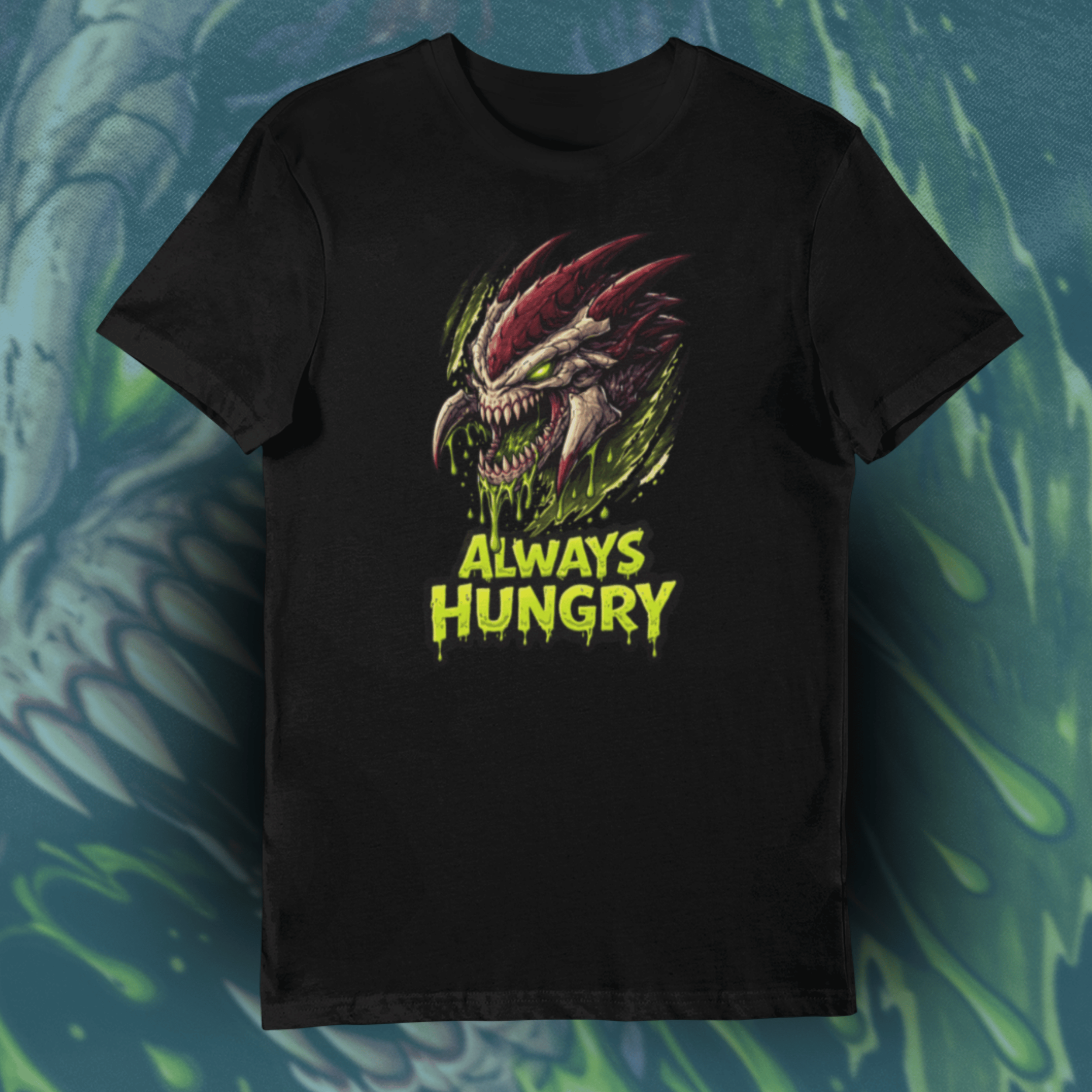 Wargamer T-Shirt: Tyranids Always Hungry