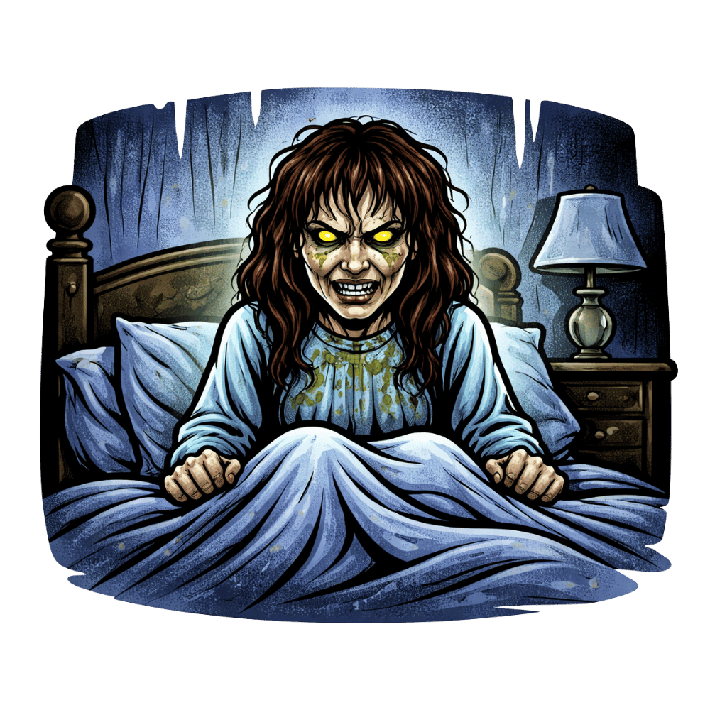 the exorcist horror movie iconic scene