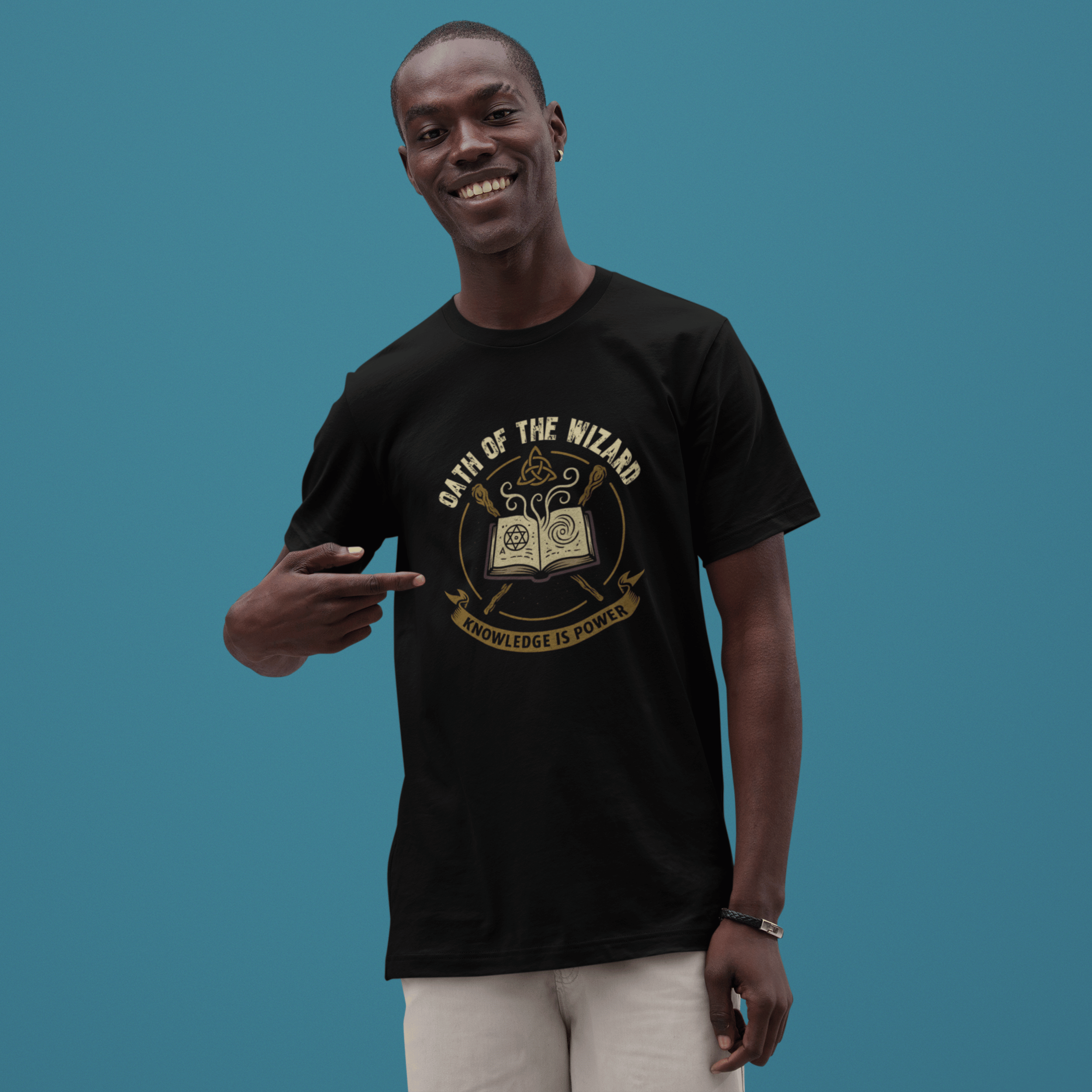 D&D t-shirt for wizard